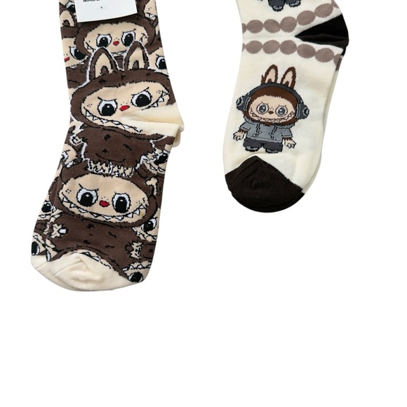 NWT 2 Pair Women’s Labubu Socks - Picture 4 of 4